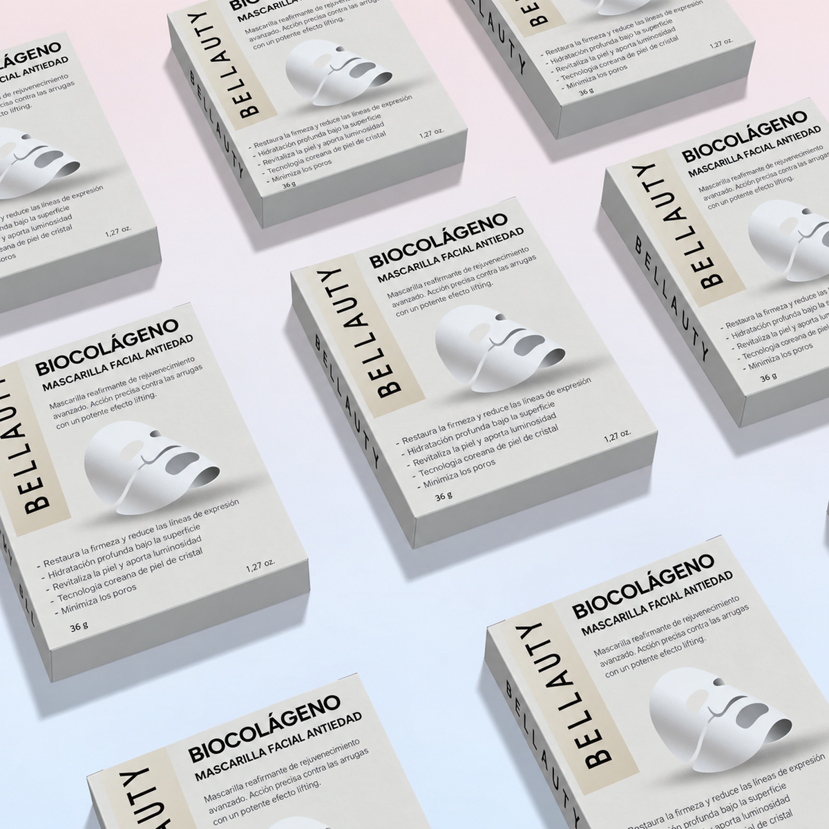 Cajas de Mascarilla de Biocolágeno